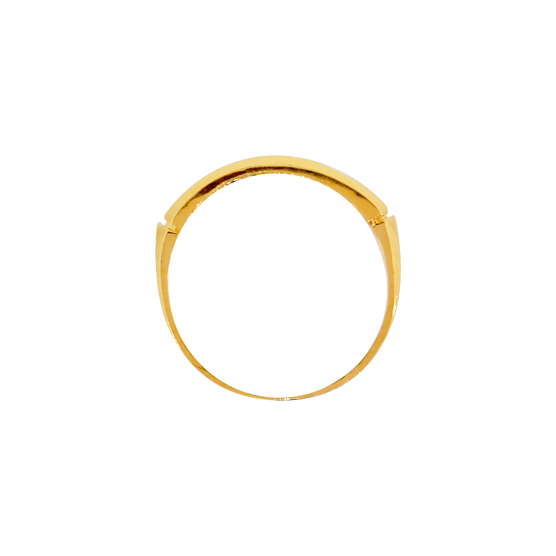 Anel Mavie em Ouro Amarelo 18k e Detalhes em Ouro Branco