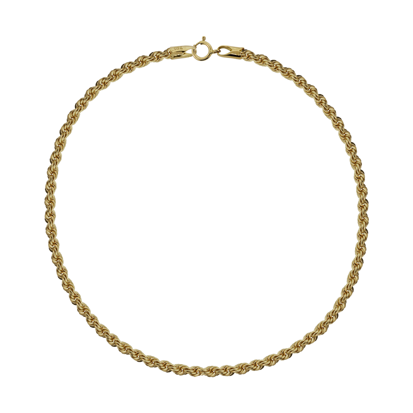 Pulseira Cabo Ouro Amarelo 18k